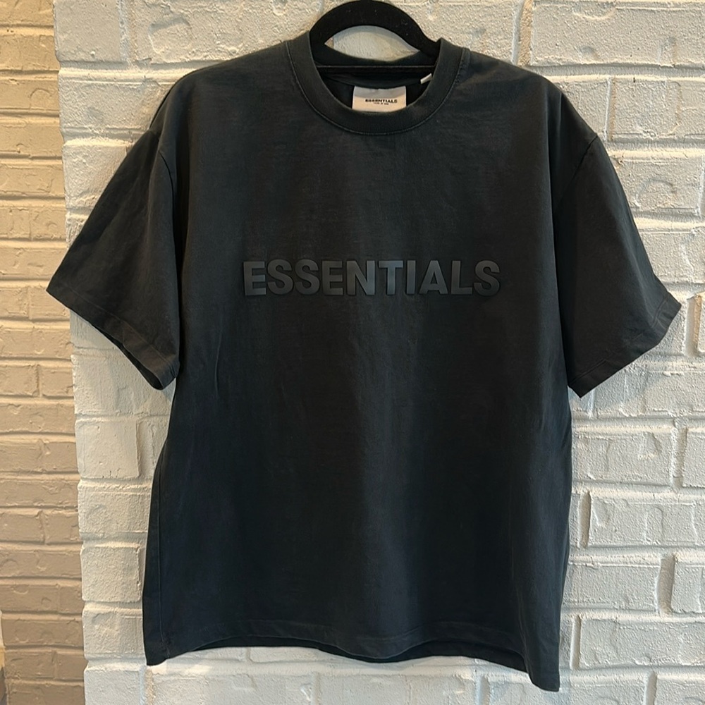 Fear of God Essentials Black Short Sleeve Tee